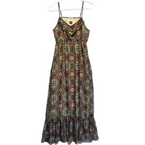 Eyelash Couture Woman Maxi‎ Dress Babydoll Lined Festival Boho Coquette Y2K